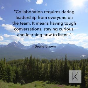 Collaboration requires daring leadership